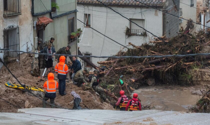 Extremwetter: Sieben Vermisste nach Starkregen und Überschwemmungen in Spanien