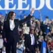 La vice-présidente des États-Unis et candidate démocrate à l'élection présidentielle Kamala Harris arrive à Washington, le 29 octobre 2024