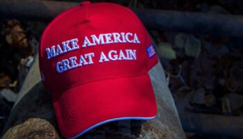 A MAGA hat. Pic: AP