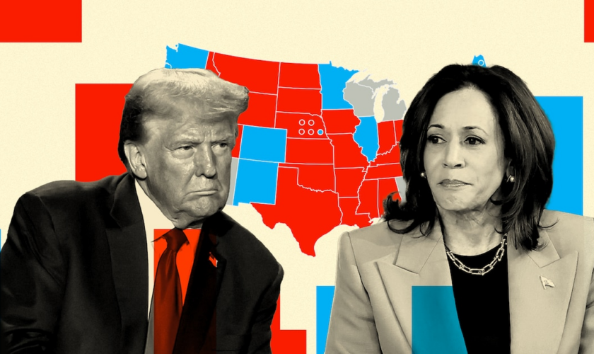 Alors que Donald Trump est quasiment certain de remporter 219 des 538 grands électeurs et Kamala Harris 226, tout se jouera dans les sept "swing states".