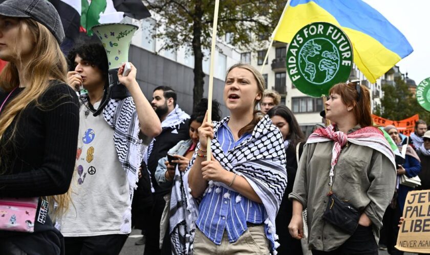 Allemagne : rassemblement d’étudiants propalestinien dispersé en raison de la venue de Greta Thunberg