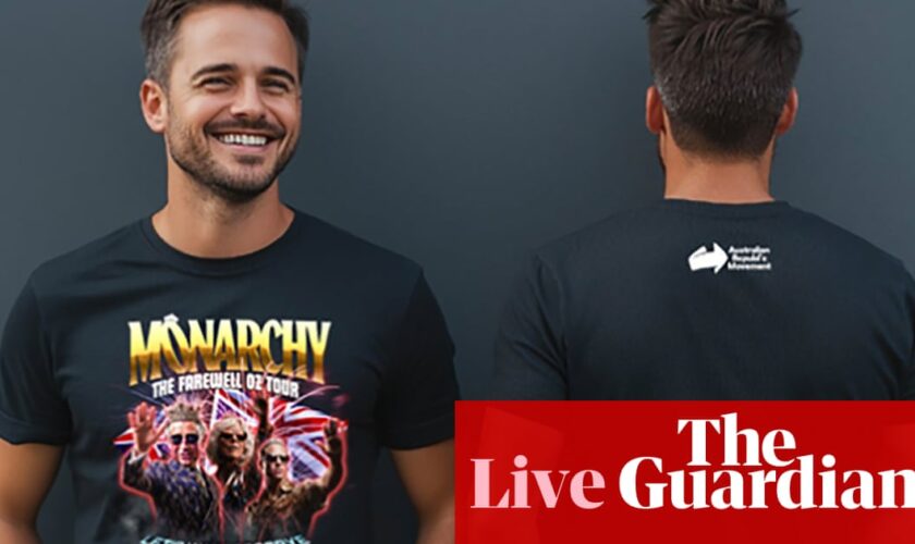 Australia news live: republicans to welcome king’s visit with ‘farewell tour’ T-shirts; Labor commits $95m to prepare for deadly bird flu