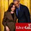 Barack Obama to hit campaign trail for Kamala Harris to woo swing-state voters – US elections live