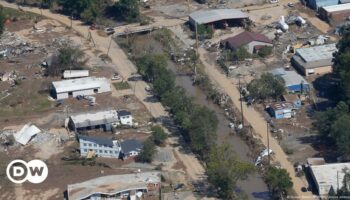 Biden, Harris tour Hurricane Helene damage as deaths mount