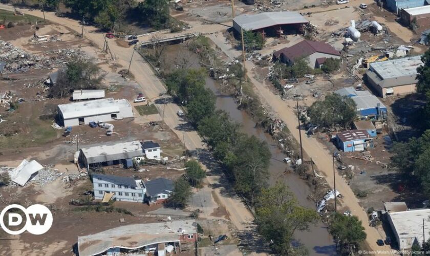 Biden, Harris tour Hurricane Helene damage as deaths mount