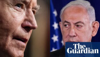 Biden issues terse words to Netanyahu over peace deal and election influence