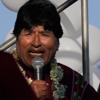 Bolivia: Ex-president Evo Morales claims car was shot at