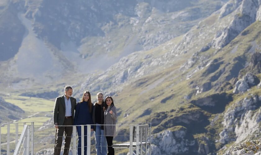 Cabrales y Picos de Europa, la Familia Real se empapa de lo más típico de Asturias