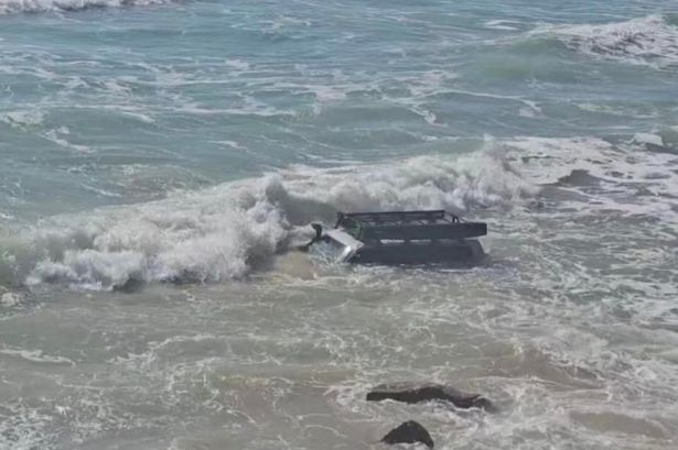 Camping trip turns into nightmare as cars completely submerged by rapid tides