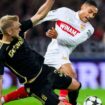 Brachte den VfB gegen Prag früh in Führung: Enzo Millot (r.). Foto: Tom Weller/dpa