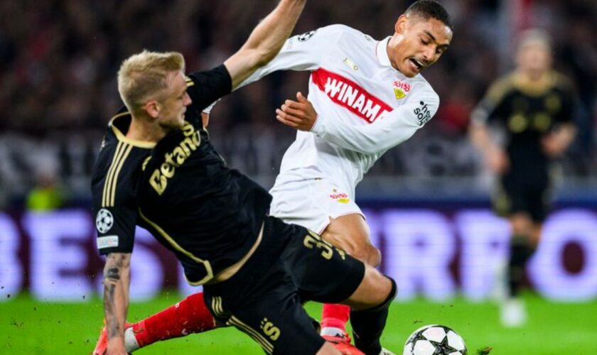 Brachte den VfB gegen Prag früh in Führung: Enzo Millot (r.). Foto: Tom Weller/dpa