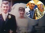 Chance find in attic reunites elderly couple, 77, with precious film footage of their wedding after almost SIX decades