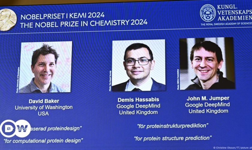 Chemie-Nobelpreis teilen sich drei Protein-Wissenschaftler