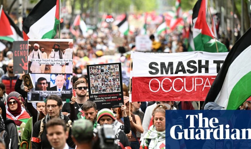 Controversial pro-Palestine protests under way across Australia ahead of 7 October anniversary