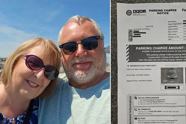 Couple feel 'mugged' after being fined £100 for leaving car park when they couldn't find a space