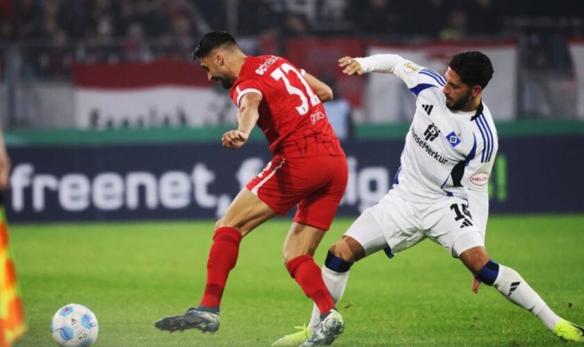 Vincenzo Grifo (l.) war auch gegen den HSV wieder einer der besten Freiburger. Foto: Philipp von Ditfurth/dpa