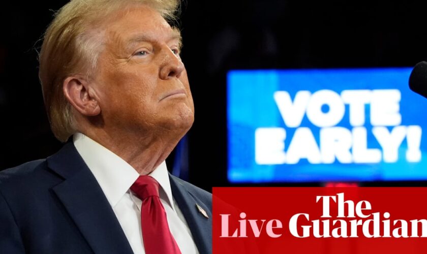 Donald Trump rules out second debate with Kamala Harris – live