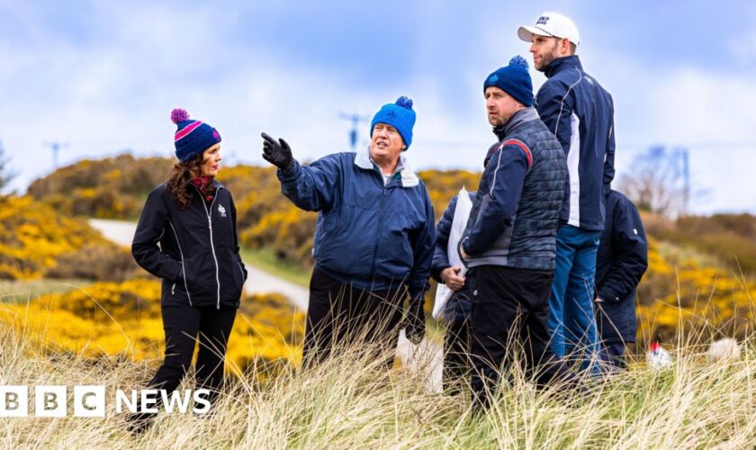 Donald Trump to open second Aberdeenshire golf course in 2025