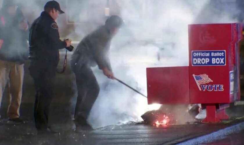 Élection présidentielle américaine : des urnes électorales incendiées dans deux États du nord-ouest