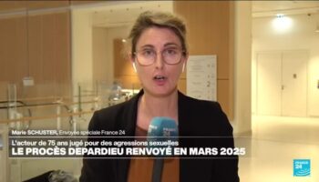 France : le procès de Gérard Depardieu renvoyé en mars 2025