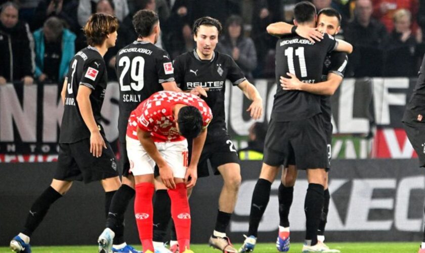 Dank des Tores von Tim Kleindienst kam Borussia Mönchengladbach in Mainz zum Punktgewinn. Foto: Torsten Silz/dpa