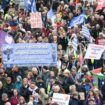 German far-left groups lead Berlin 'peace' demonstration