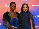 Glamour Women of The Year Awards 2024 Winners: Jodie Turner-Smith poses proudly after being presented the Trailblazer trophy by pal Naomie Harris at star-studded ceremony