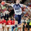 Lukas Jörgensen und die SG Flensburg-Handewitt sind erfolgreich in die Gruppenphase der European League gestartet. Foto: Frank M