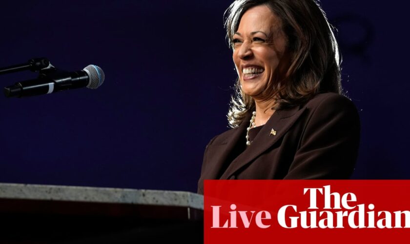 Harris heads to Philadelphia and Trump gears up for Madison Square Garden rally – live