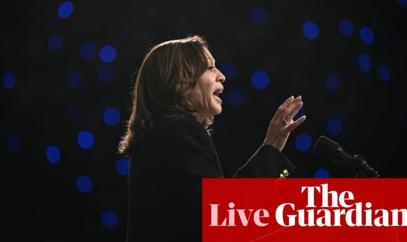 Harris rallies North Carolina crowd to ‘fight to realize the promise of America’ as Trump hits Arizona – live