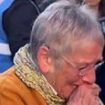 Heartbreaking moment elderly Jewish woman sobs as she's 'hounded and intimidated' by pro-Palestine protestors outside community centre in London