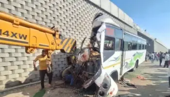 Horror India bus crash kills 12 passengers and the driver as vehicle is sliced in half