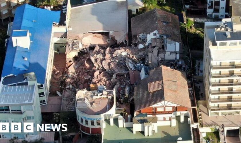 Hotel collapse in Argentina kills one, say reports