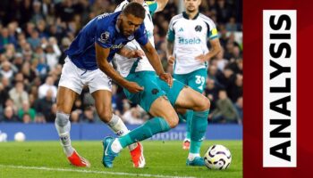 Everton's Calvert-Lewin and Newcastle's Burn