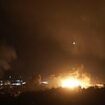 Huge explosion seen near Beirut airport after Israel ordered fresh evacuation orders