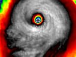 Hurricane Milton forms eerie skull-like face moments before approaching Florida