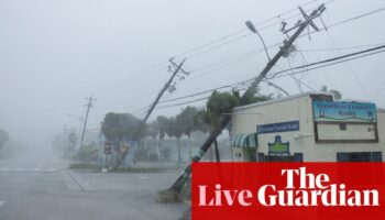 Hurricane Milton live updates: storm to make landfall in Florida shortly