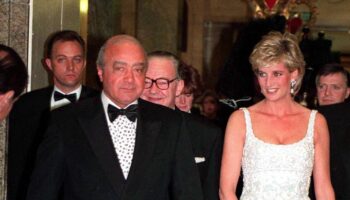 Mohamed Al-Fayed und Prinzessin Diana  in Harrods LAdy Di