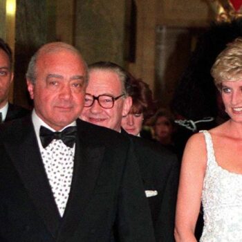 Mohamed Al-Fayed und Prinzessin Diana  in Harrods LAdy Di