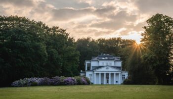 Das Gloßerhaus im Hamburger Stadtteil Blankenese ähnelt der Villa in Winterhude