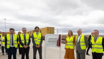 Inaugurada la Terminal Ferroviaria de la Plataforma Logística de Badajoz