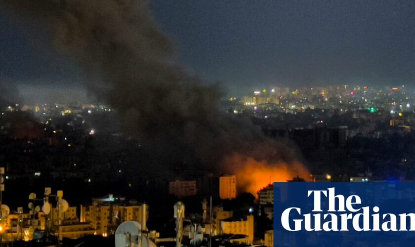 Israel launches intense attacks on Hezbollah stronghold in Beirut’s south