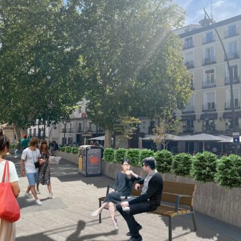 Jardines, luces nuevas y adiós a los espacios inseguros para intentar lavarle la cara a la plaza de Tirso de Molina