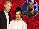 Kourtney Kardashian 'mortified' by sick Diddy baby oil gag during Travis Barker's son Landon's 21st birthday bash