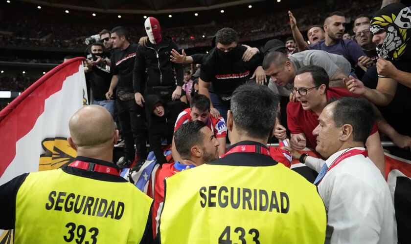 La Comisión Antiviolencia propone una sanción de 65.000 euros al Atlético de Madrid y cierre total del Metropolitano dos semanas