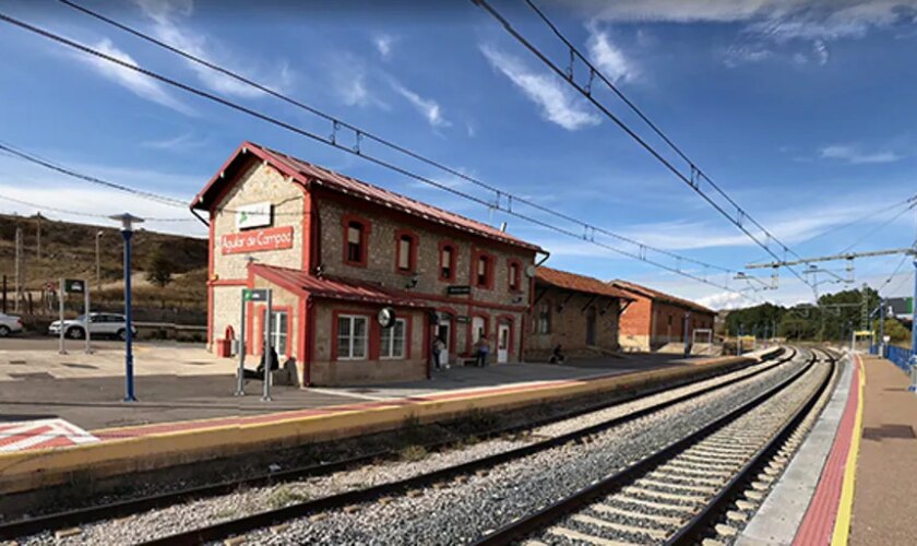 La caída de un árbol sobre las vías corta la circulación de trenes en la línea Santander-Madrid