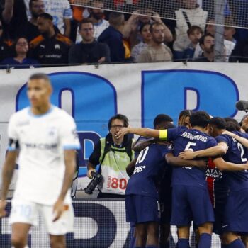 Ligue 1 : le PSG surclasse Marseille au Vélodrome