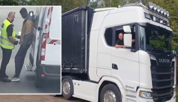 Lorry driver hit with £12,000 fine for migrants hiding in his lorry - despite him alerting Border Force