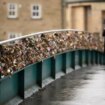 Love locks removed from landmark bridge in tourist hotspot