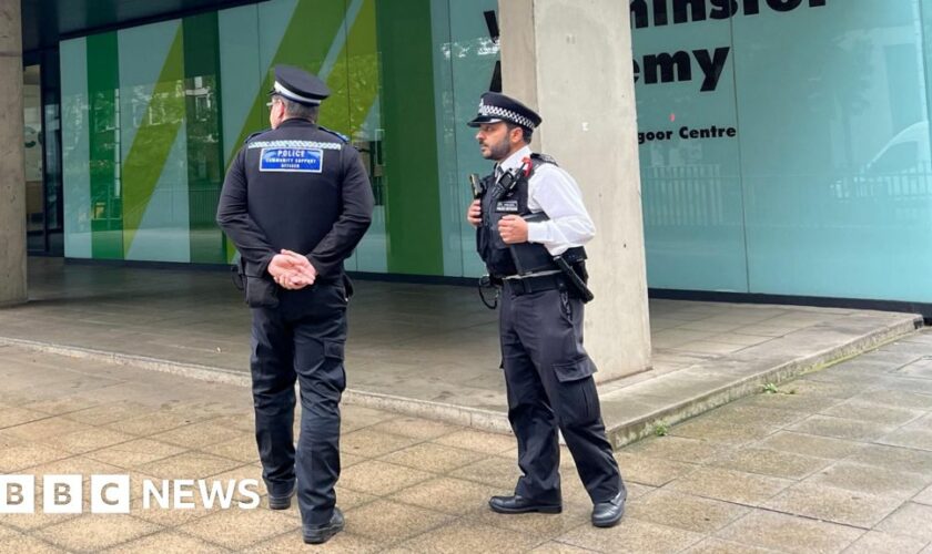 Manhunt continues after girl hurt in acid attack outside London school